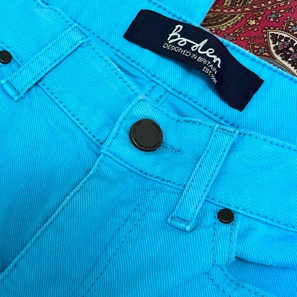 BODEN Cambridge Ankle Skimmer Bright Blue Jeans - Size 8